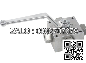 Van Inox 4 ngã ren trong thủy lực Ø 140