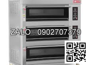 Lò nướng 3 tầng 9 khay dùng gas Hongling HLY-309E