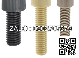 Bulong nhựa đầu lục giác chìm RENY M5 ×0.8 × 8 mm