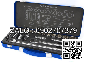 Bộ tay công đầu khẩu 1/2 Gồm 24 chi tiết từ 8 đến 32mm