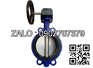 Van bướm gang tay quay DN15