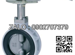 Van bướm nhôm tay gạt DN14