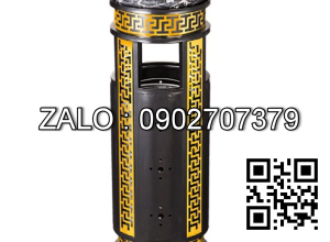 Thùng rác inox có khay thủy tinh HTI1G02