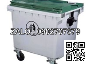 THÙNG RÁC NHỰA BỐN BÁNH XE TR4B