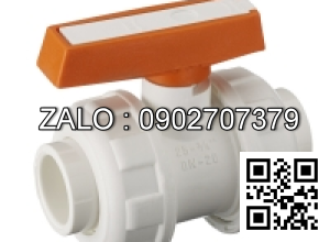 Van bi nhựa PPR 2 ngã sử dụng ống phi 90