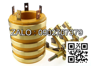 Cổ góp điện 5 pha , 5 vành