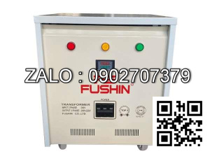 Biến áp 1P 220V ra 3P 380V-40Hp - Nhản hiệu : Fushin