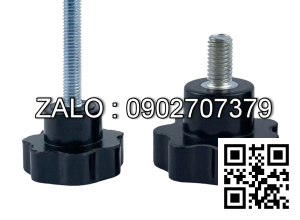 Bông mai M6x35mm/M8x16mm, núm vặn ren ngoài, bulong tay vặn núm nhựa