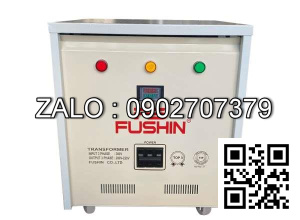 Biến áp tự ngẫu 3 pha 380V/460V-480V 60KVA - Dây đồng - Nhản hiệu : Fushin