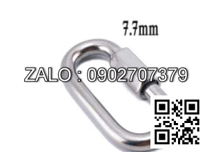 Móc nối xích inox 304 Khóa xích phi 7.7mm