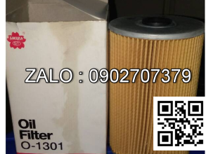 Lọc nhớt O-1301Xe Rhino 5T / 0-605 15607-1220 / phi 104 /49/15*160mm