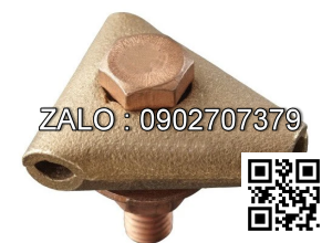 Kẹp đồng tiếp địa cho cáp dây cọc