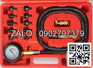 Đồng hồ kiểm tra áp lực nhớt máy - màu đỏ