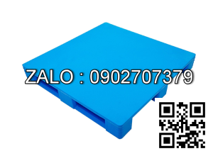 Pallet nhựa một mặt kín 1100x1100x140mm