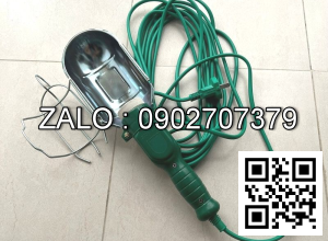 Đèn soi sáng sửa chữa trong gara dùng điện 220v có chụp rọi 