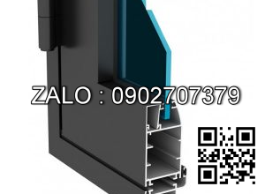 Nhôm Việt Pháp Hệ 4500 => Cửa đi mở quay ( bản to ) ( kính 6,38mm )