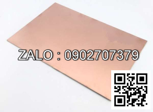Phíp Đồng Thủy Tinh Một Mặt FR4 Dày 1.5mm