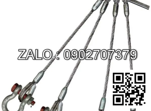 Sling cáp thép 4 chân