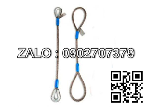 Sling cáp thép 1 chân đường kính cáp 48mm