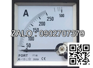 Đồng hồ kim Ampe 0-250A