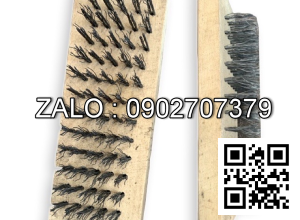 Bàn chải chà sàn, Cước sắt loại to, đánh rỉ sắt cán gỗ