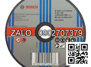 Đá cắt BOSCH 100mm