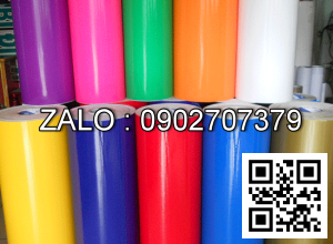 Giấy cắt decal khổ rộng 0.6m , dài 200m/Cuộn , màu xanh đậm