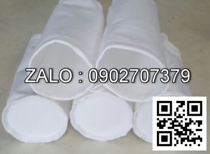 Túi lọc bụi PE 500, phi 114x600mm