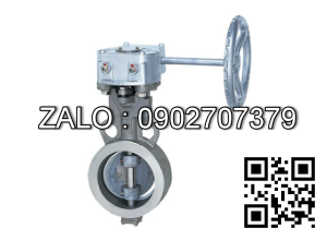 Van bướm nhôm tay quay Kizt DN400