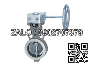 Van bướm nhôm tay quay Kizt DN600