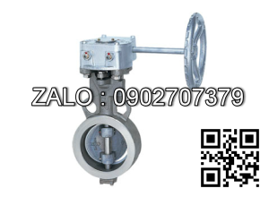 Van bướm nhôm tay quay Kizt DN1200