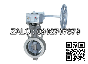 Van bướm nhôm tay quay Kizt DN2000