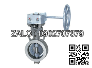 Van bướm nhôm tay quay Kizt DN1/4