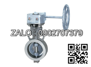 Van bướm nhôm tay quay Kizt DN1-1/4