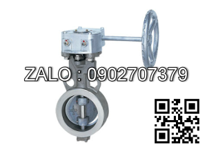 Van bướm nhôm tay quay Kizt DN14