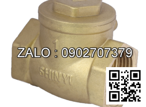 Van 1 chiều lá ren đồng Kizt DN1