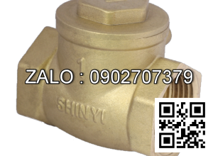 Van 1 chiều lá ren đồng Kizt DN1-1/2