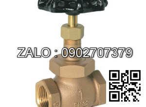 Van cầu ren đồng Kizt DN1/2