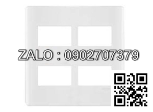 Mặt dùng cho 4 thiết bị Clipsal / Schneider A84T04L_WE_G19