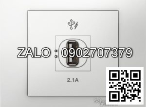 cổng sạc USB 2.1A Clipsal / Schneider KB31USB_WE