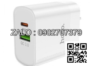Cóc Sạc Hoco C80 (1 Cổng Usb+ 1 Cổng Typec)