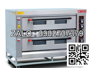 Lò nướng 2 tầng 6 khay dùng gas Hongling HLY-206E