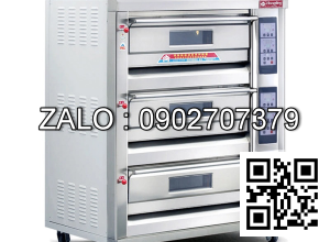 Lò nướng bánh 3 tầng 6 khay điện Hongling XYF-3HP