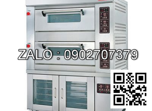 LÒ NƯỚNG GAS 2 TẦNG 8 KHAY Ủ BỘT BSP-2B+8PF-G