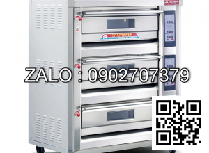 Lò nướng 3 tầng 9 khay dùng điện Hongling Model XYF-3HPL-N