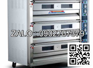 Lò nướng 3 tầng 6 khay dùng điện Hongling Model XYF-3HP-N