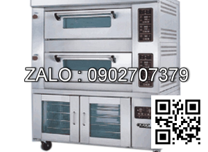 Lò nướng bánh bằng Gas 2 tầng 6 khay LDO-206G