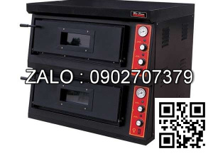 Lò nướng bánh Pizza 2 tầng DR-2-6 (Dùng điện)