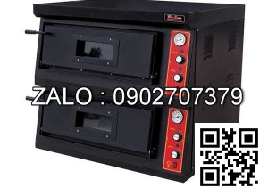 Lò nướng bánh Pizza 2 tầng DR-2-4 (Dùng điện)