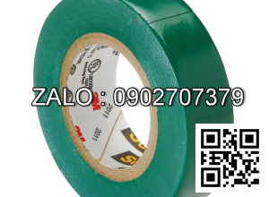 Băng keo điện màu Xanh lá cây 3M 35 Green (19mm x 20m dài)